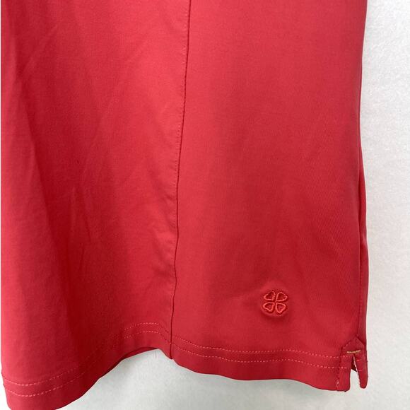 Clover by Bobby Jones Short Sleeve Golf Polo Coral Womens Large - Picture 4 of 8